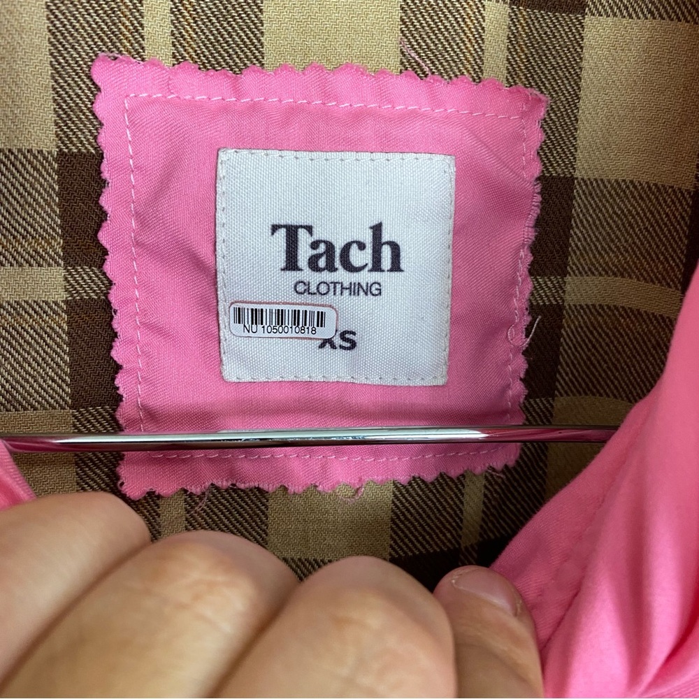 Tach Clothing Roma Jacket Pink Quilted Size XS ‎ Zip Up - Picture 4 of 9